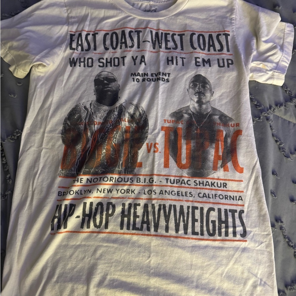 East Coast West Coast Graphic Tee - White